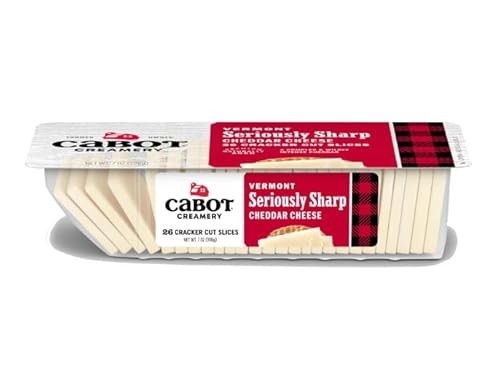Cabot Cracker Cut Slices Cheese Seriously Sharp, Gouda, Pepper Jack - 7oz X 3 Packs thumbnail