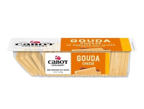 Cabot Cracker Cut Slices Cheese Seriously Sharp, Gouda, Pepper Jack - 7oz X 3 Packs thumbnail