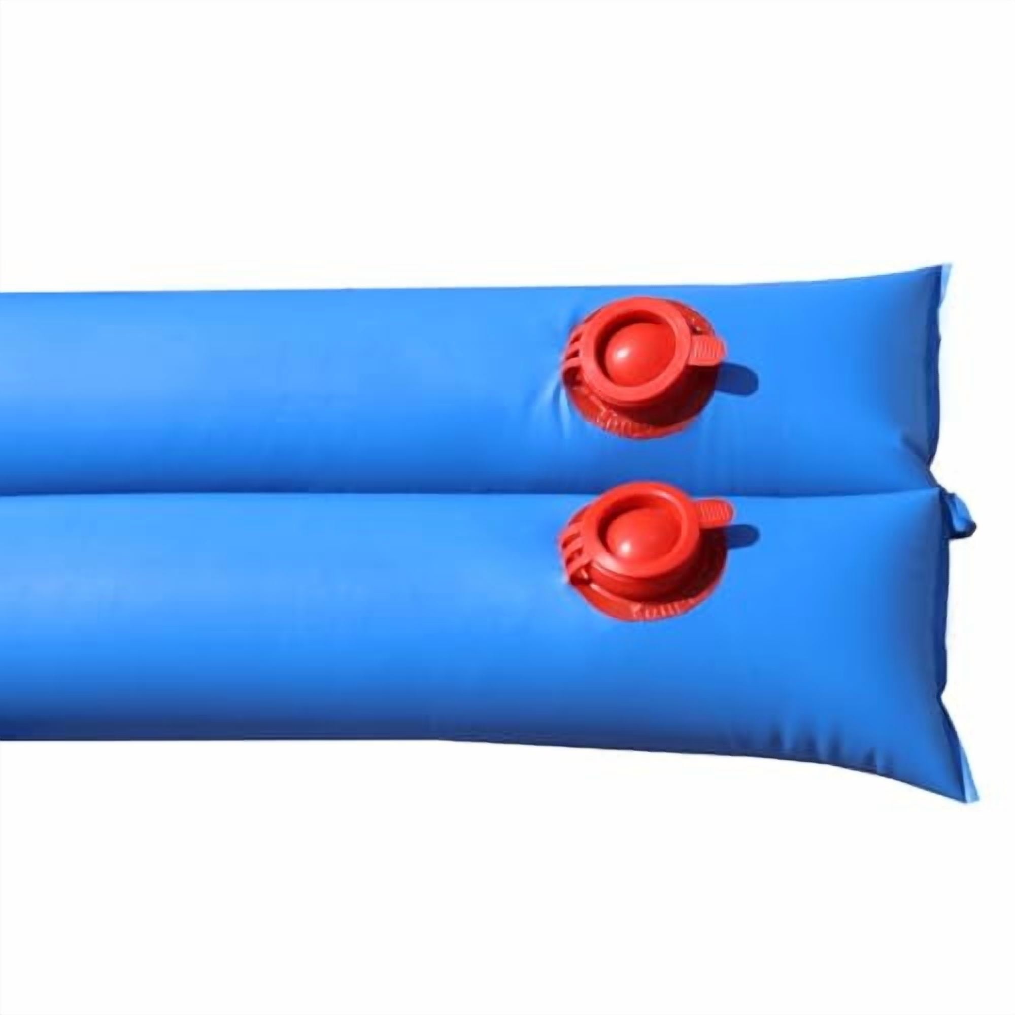 Buffalo Blizzard Blue 10 Ft Long Double Chamber Water Bags 12 Pack 22-Gauge Heavy-Duty Vinyl Material Secures Winter Cover to Rectangular Swimmi