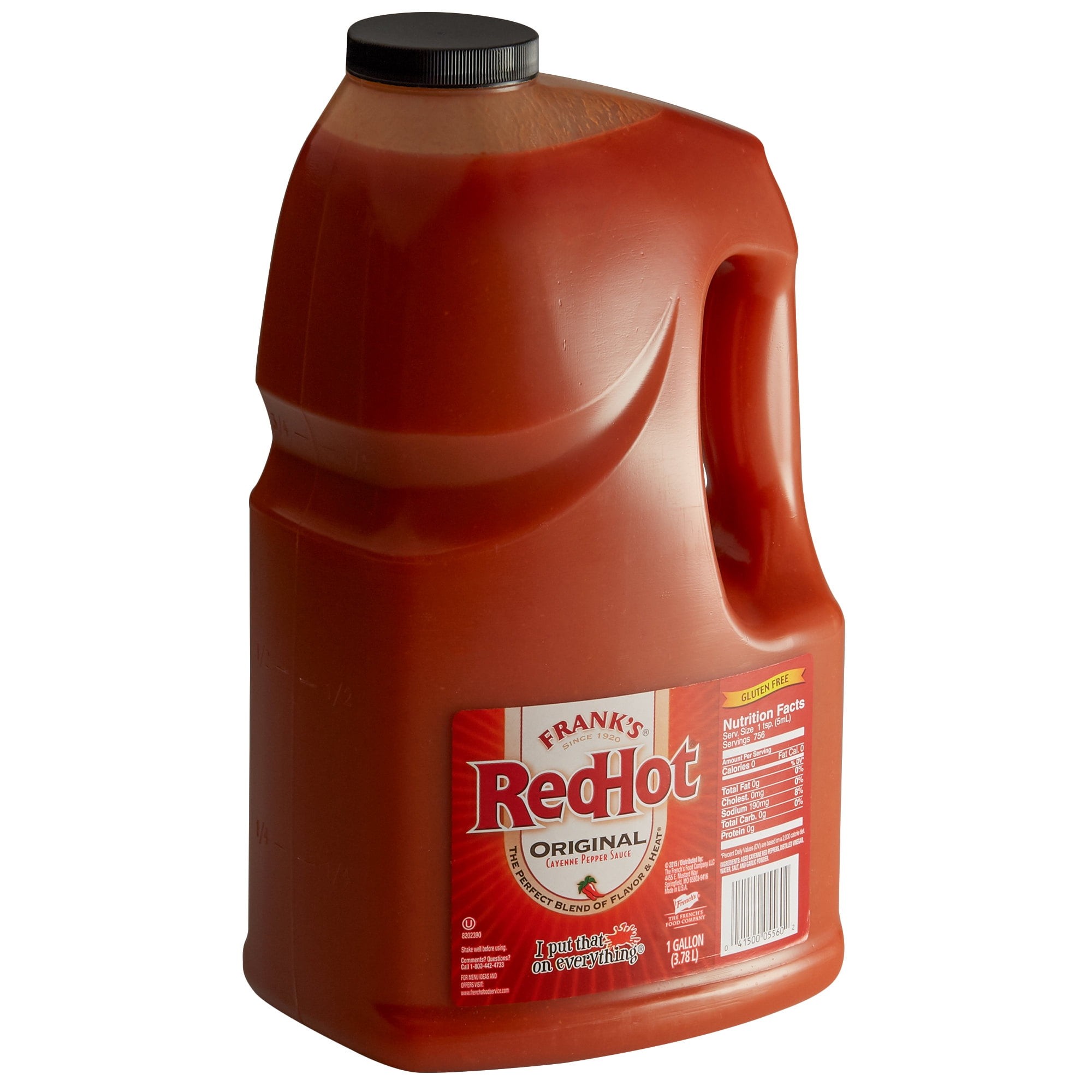 Frank's Redhot 1 Gallon Original Hot Sauce 1 Gal