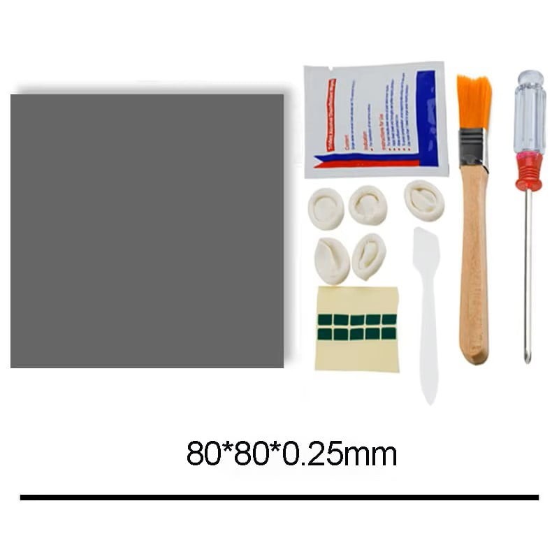 Unbranded Honeywell Ptm7950 Thermal Pad Paste Ptm 7950 Phase Change Gpu Cpu Heatsink 80x80 Cooling Conductive Silicone Pad 褌械褉屑芯锌褉芯泻