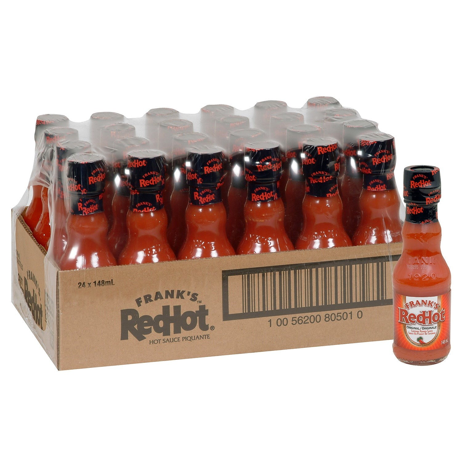 A2zbaazar Frank's Red Hot Original Hot Sauce 148ml/Unit, 24 Units/Case 148 Ml