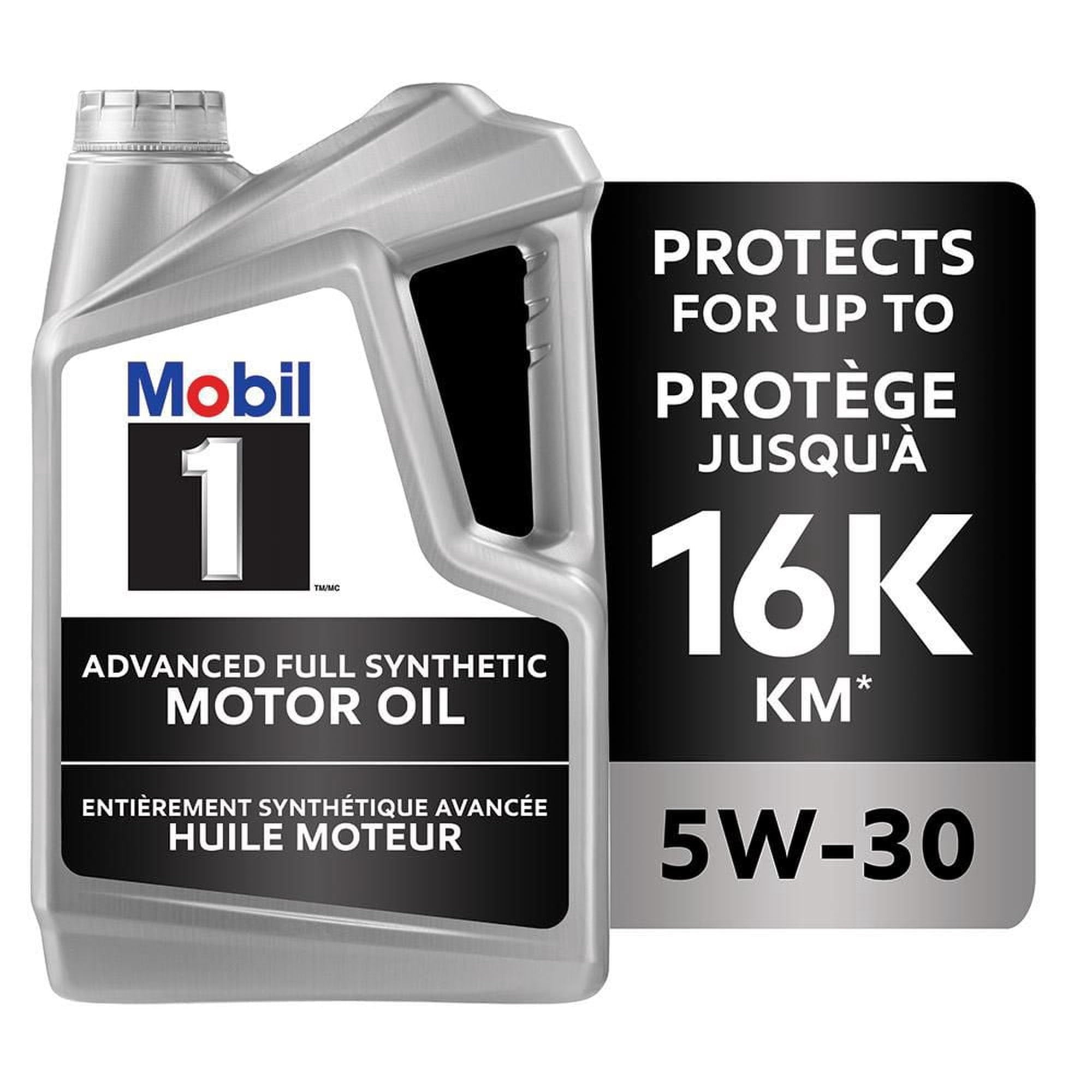 Mobil 1 Full Synthetic Motor Oil 5w-30 5 Qt/4.7 L Capacity