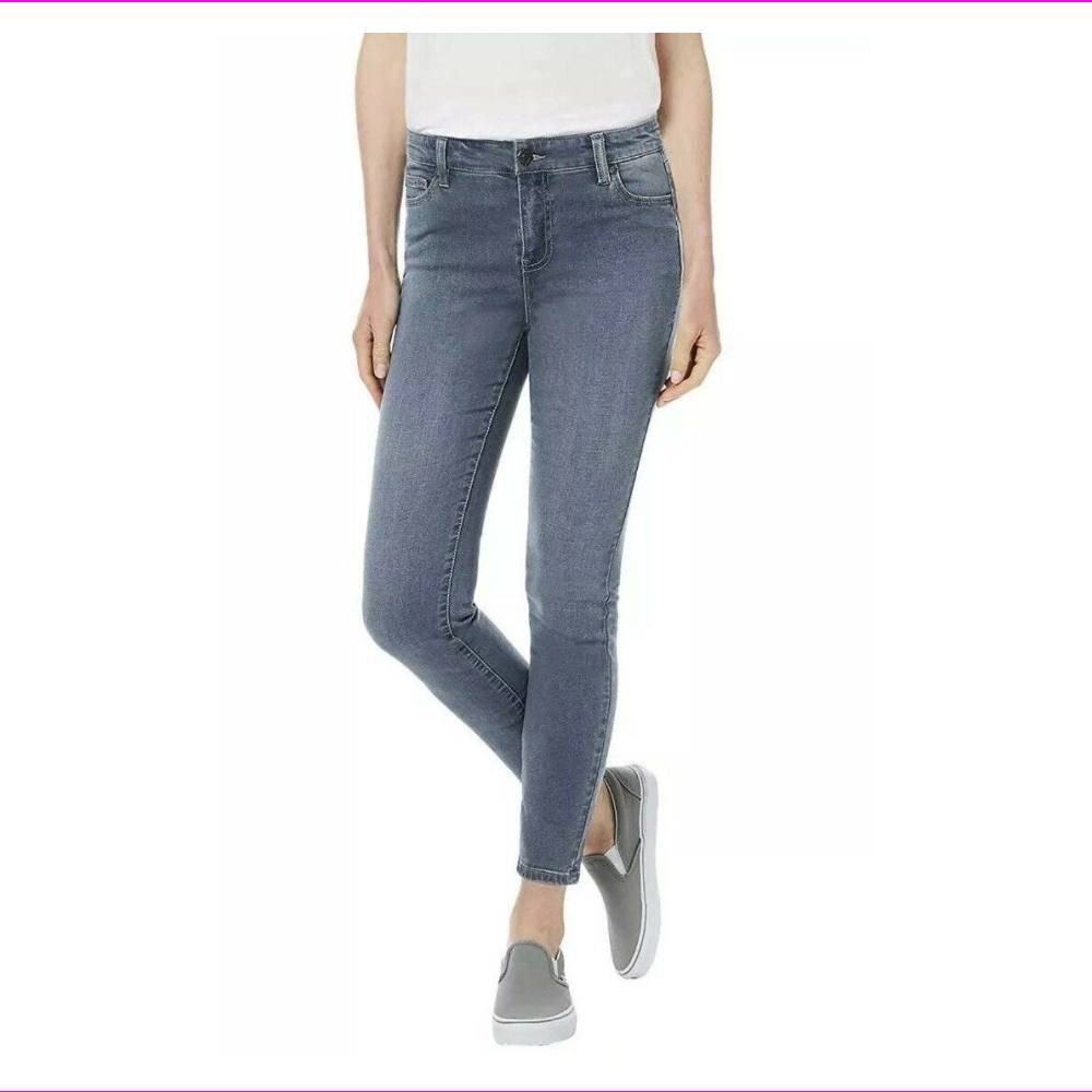 Buffalo David Bitton Women's Mid-Rise Ankle Grazer Pant 6/28/Denim Blue