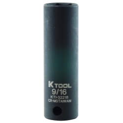 K Tool International Socket Impact 9/16 in. 3/8 in. Dr 6pt DP