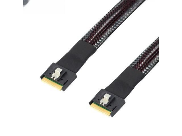 For SlimSAS SFF-8654 8i 4.0 to SlimSAS SFF-8654 74P Server Cable