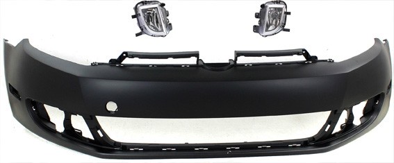 Replacement Bumper Cover Primed, Front, 1-year Unlimited-mileage Warranty KIT-BCFL-0489