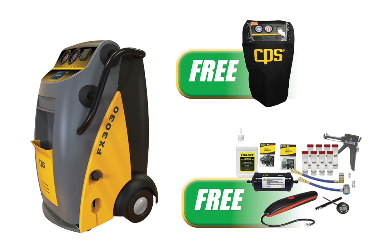 Advanced Dual Gas Refrigerant Management Center Dust Cover & Promo Pack