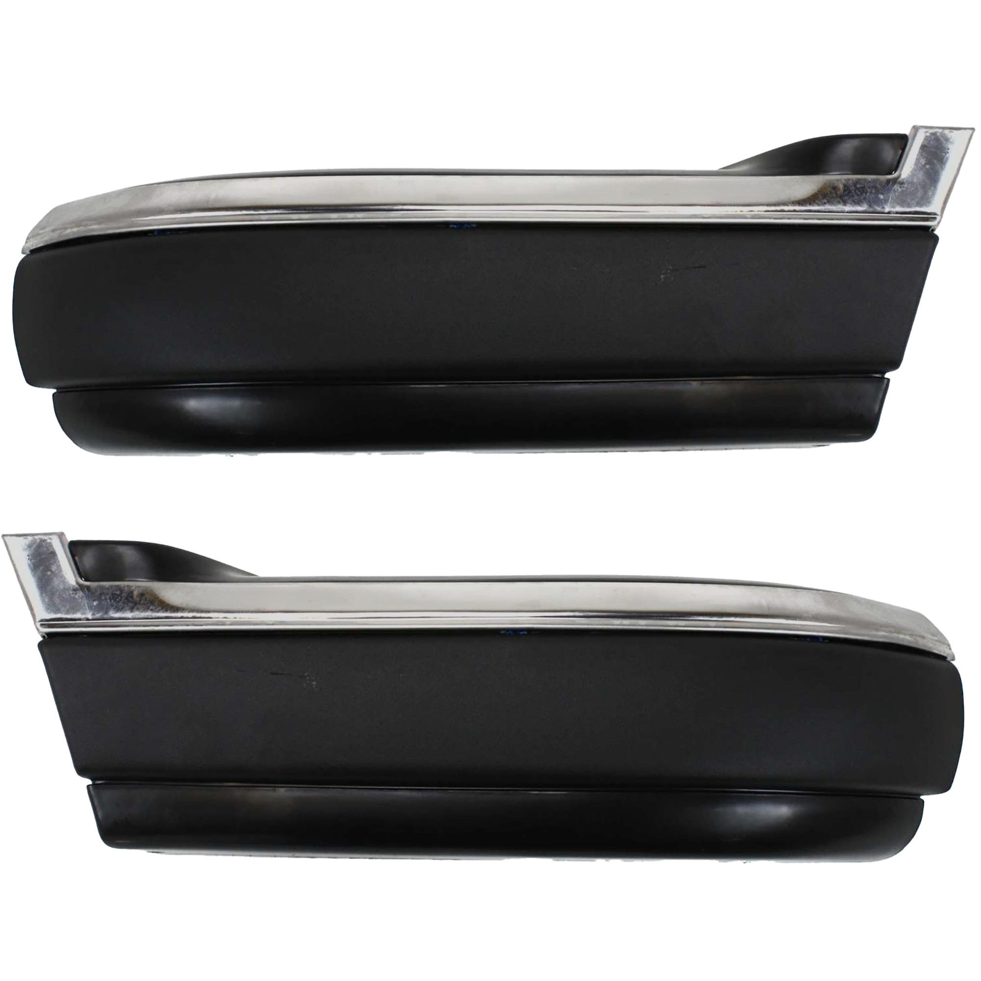 Replacement Bumper End Plastic Primed, Front, Driver & Passenger Side, 1-year Unlimited-mileage Warranty SET-6990-2