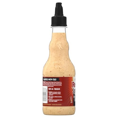 Frank’s RedHot Hot Sauce, Ghost Pepper Ranch, Squeeze Bottle, Hot Heat, Ghost Pepper Heat and Cool, Creamy Ranch, Squeeze on Burgers, Pizza, Salads, thumbnail