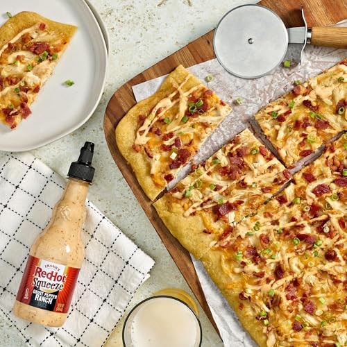 Frank’s RedHot Hot Sauce, Ghost Pepper Ranch, Squeeze Bottle, Hot Heat, Ghost Pepper Heat and Cool, Creamy Ranch, Squeeze on Burgers, Pizza, Salads, thumbnail