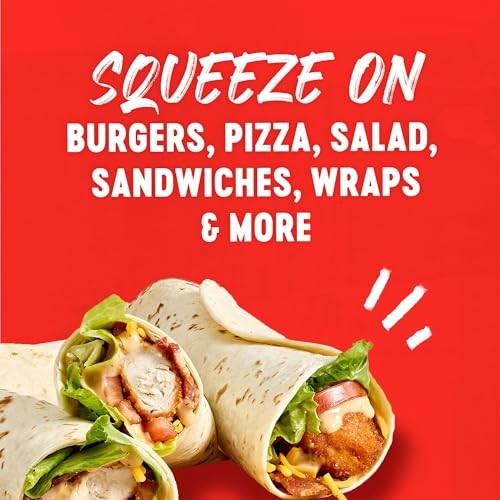 Frank’s RedHot Hot Sauce, Ghost Pepper Ranch, Squeeze Bottle, Hot Heat, Ghost Pepper Heat and Cool, Creamy Ranch, Squeeze on Burgers, Pizza, Salads, thumbnail