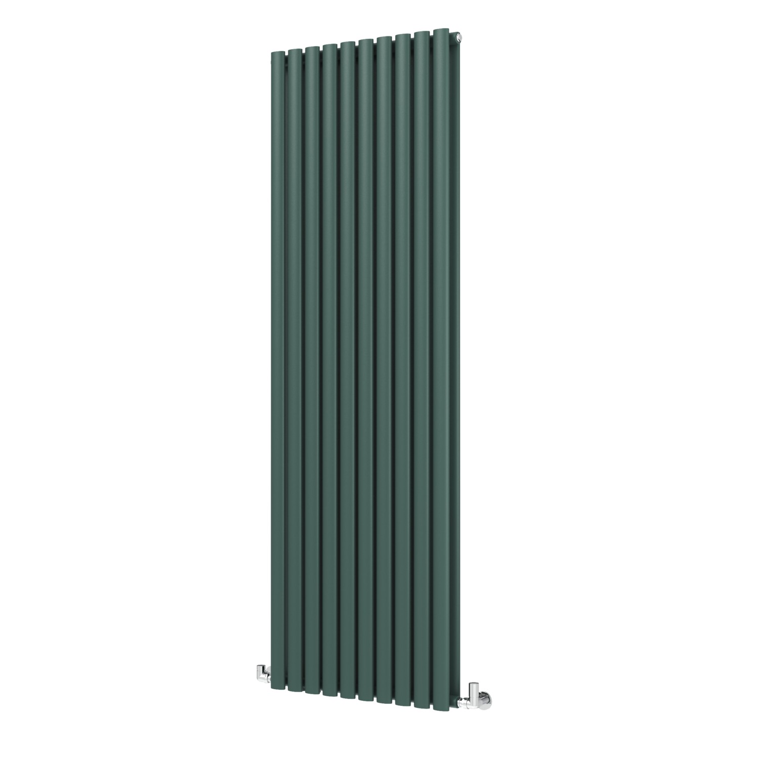 Sorrento Evergreen Vertical Oval Designer Radiator 1800x590mm Double Panel 6229 BTU thumbnail