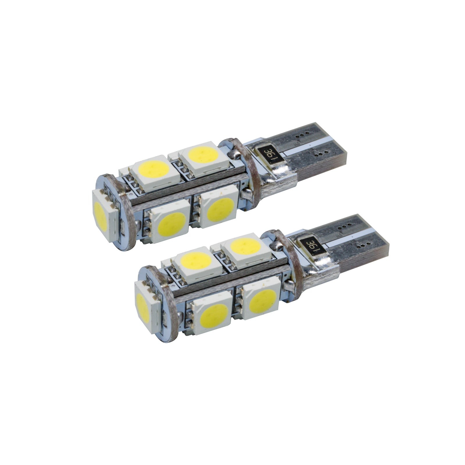 Oracle Lighting T10 9 LED 3 Chip SMD Bulbs Pair Cool White 4804-001