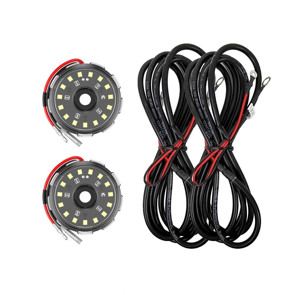 KC Hilites Two-Light Add-on Cyclone V2 Light Kit Clear 2.5 Meters Long 6331 thumbnail