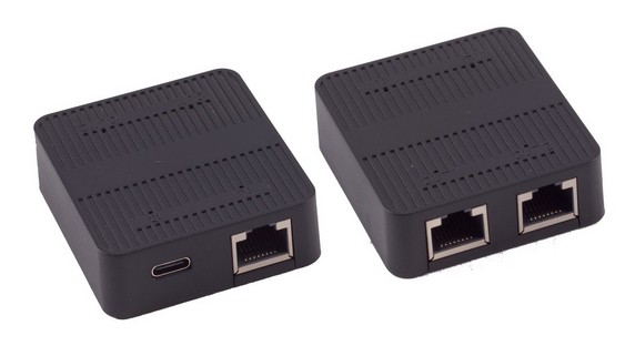 Shiverpeaks Netzwerk-Switch, 3-fach, 1x2, Schwarz