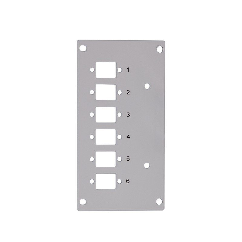 LogiLink Fiber Optic Front Plate  6 LC-D / 6 SC-S for Splice Distribut