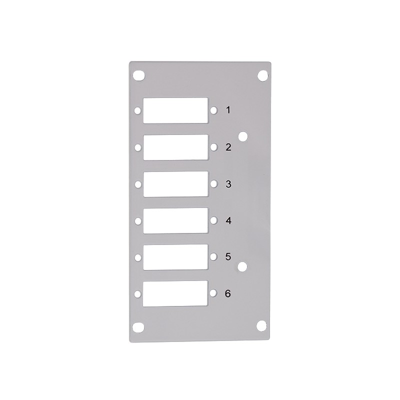 LogiLink Fiber Optic Front Plate  6 SC-D / 6 LC-Q for Splice Distribut