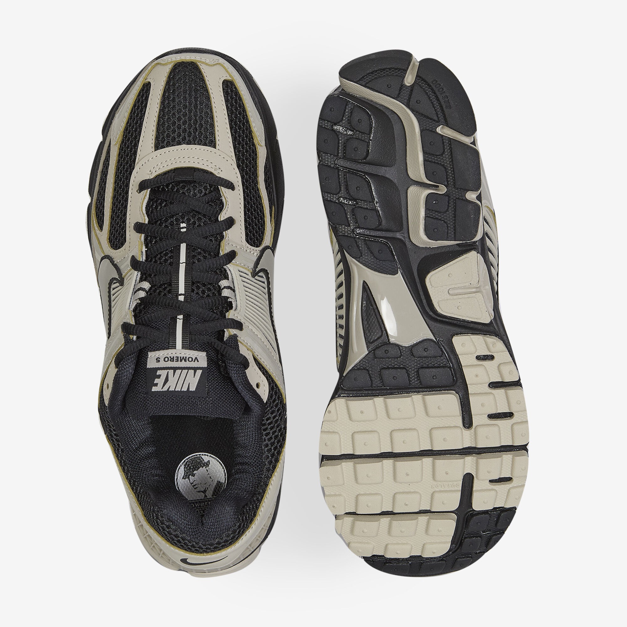 Men's Nike Zoom Vomero 5 Sneakers 12 Regular Black/Cream Ii/Cream Ii thumbnail