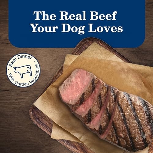 Blue Buffalo Homestyle Recipe Beef Dinner with Garden Vegetables Wet Dog Food for Adult Dogs, Chicken Recipe, 12.5 Oz. Cans, 3 Count thumbnail