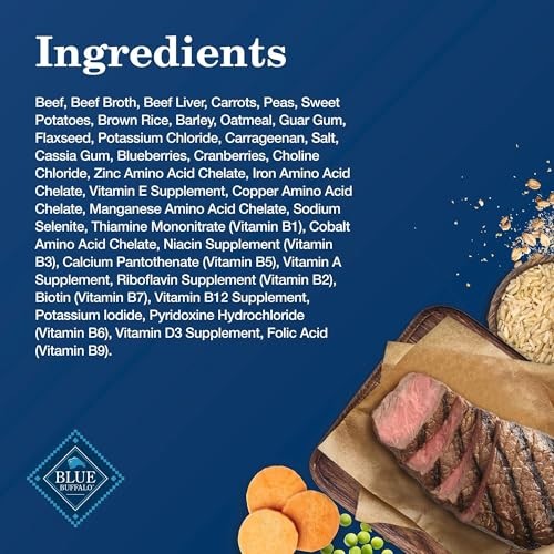 Blue Buffalo Homestyle Recipe Beef Dinner with Garden Vegetables Wet Dog Food for Adult Dogs, Chicken Recipe, 12.5 Oz. Cans, 3 Count thumbnail