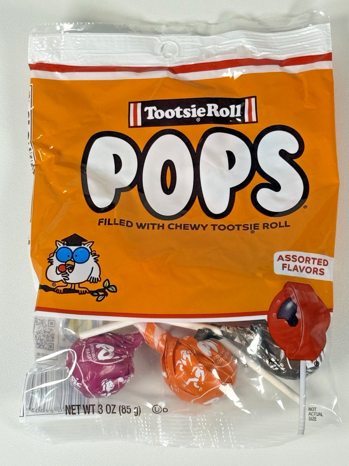 Tootsie Roll Pops Assorted Flavor Candy Lollipops Suckers 3 Oz Bag