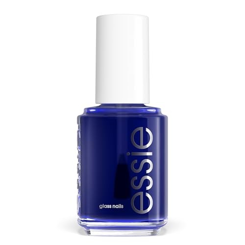 Essie Nail Art Studio Glass Nails Collection Nail Polish - Blue Light - 0.46 Fl Oz: Vegan, High Shine, Semi-Sheer