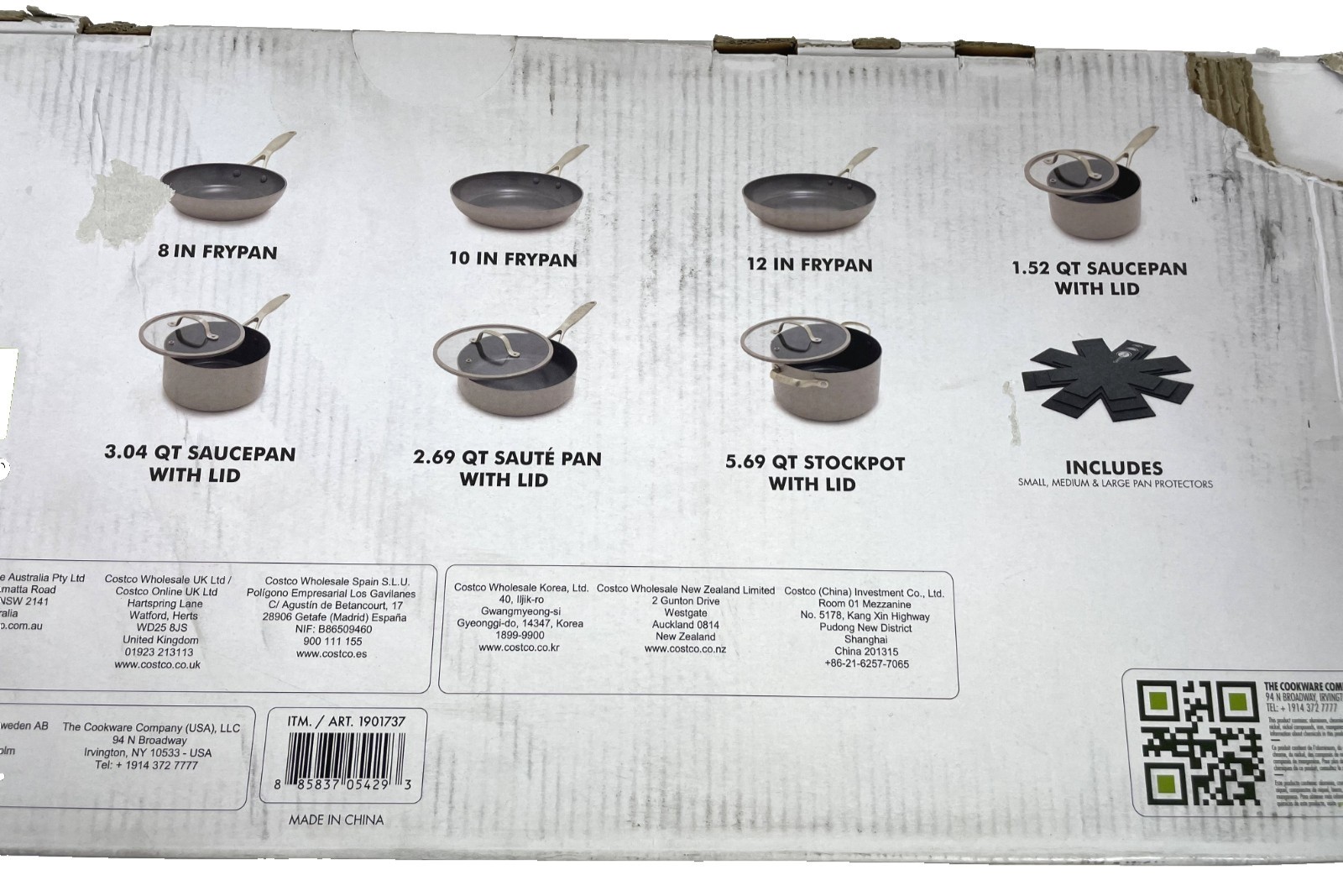 GreenPan Jewel Pro 11-Piece Cookware Set Hard Anodized Nonstick Taupe - CLEAN