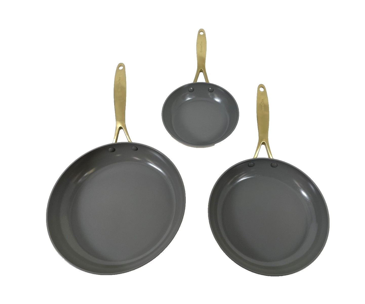 GreenPan Jewel Pro 11-Piece Cookware Set Hard Anodized Nonstick Taupe - CLEAN