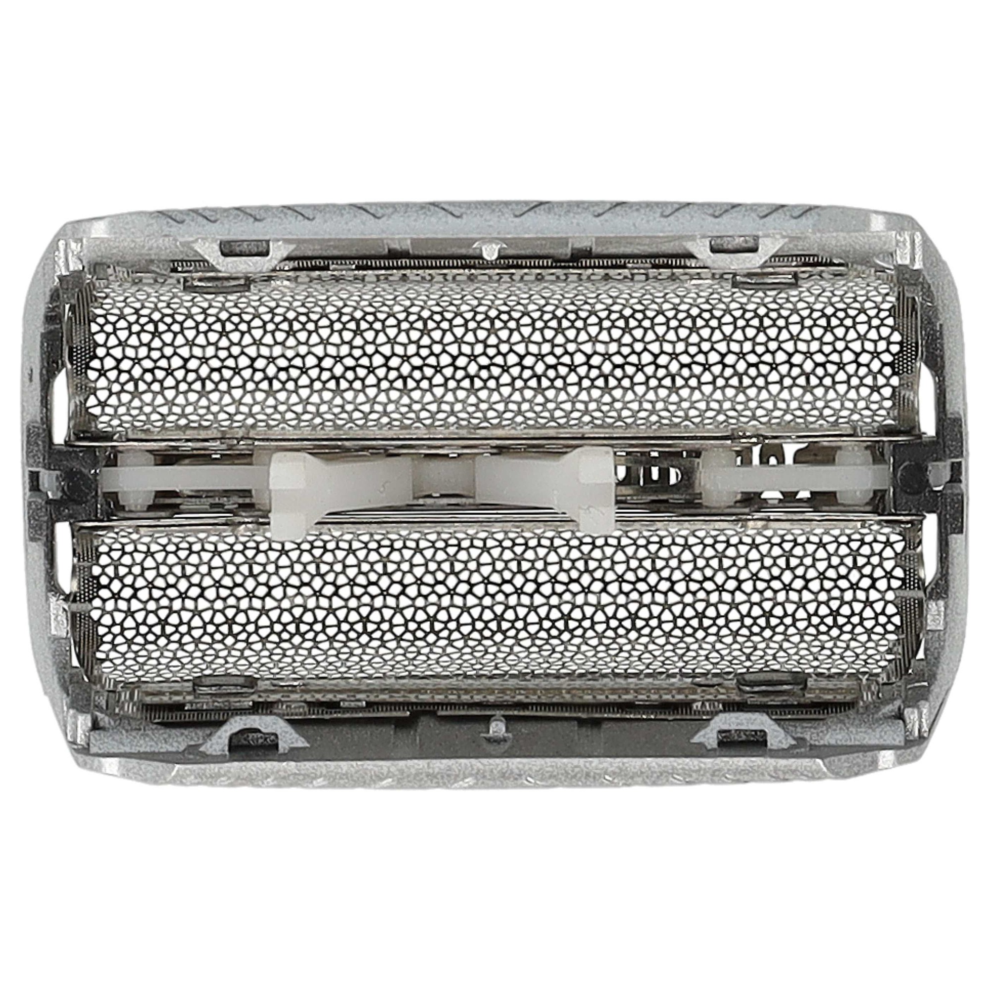 Vhbw 3x Grille Double Compatible Avec Braun 4875, 4876, 4840, 4845, 5493, 5491, 5492, 4835, 4775 Rasoir Électrique + Cadre, Argenté thumbnail