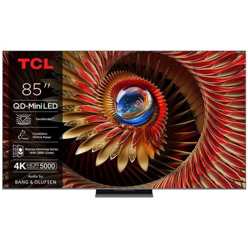 Qd-mini LED 144hz, 5000ppi, 2880z, Son B&o 4.2.2, Dolby Vis Iq-atmos, D Tcl - 85c8k