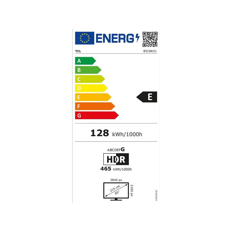 Qd-mini LED 144hz, 5000ppi, 2880z, Son B&o 4.2.2, Dolby Vis Iq-atmos, D Tcl - 85c8k thumbnail