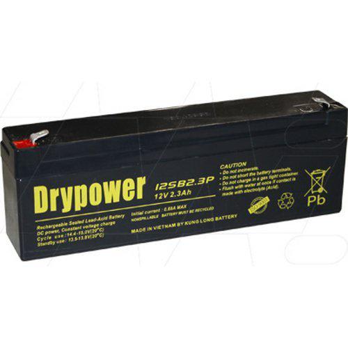 Drypower SLA Battery Suit for LP12-2.3, WP2.3-12 LC-R122R2P PB12/2.2 PS-1229 PE12V2.2