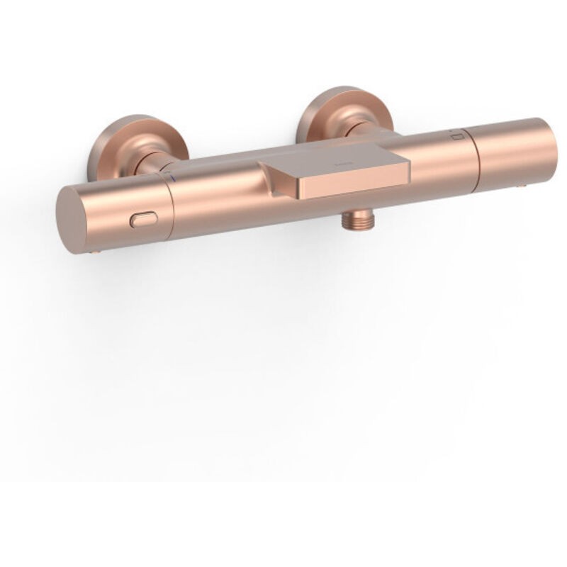Mitigeur Bain-douche Thermostatique Mural Over‑wall or Rose Mat 24k - Tres 19017412opm
