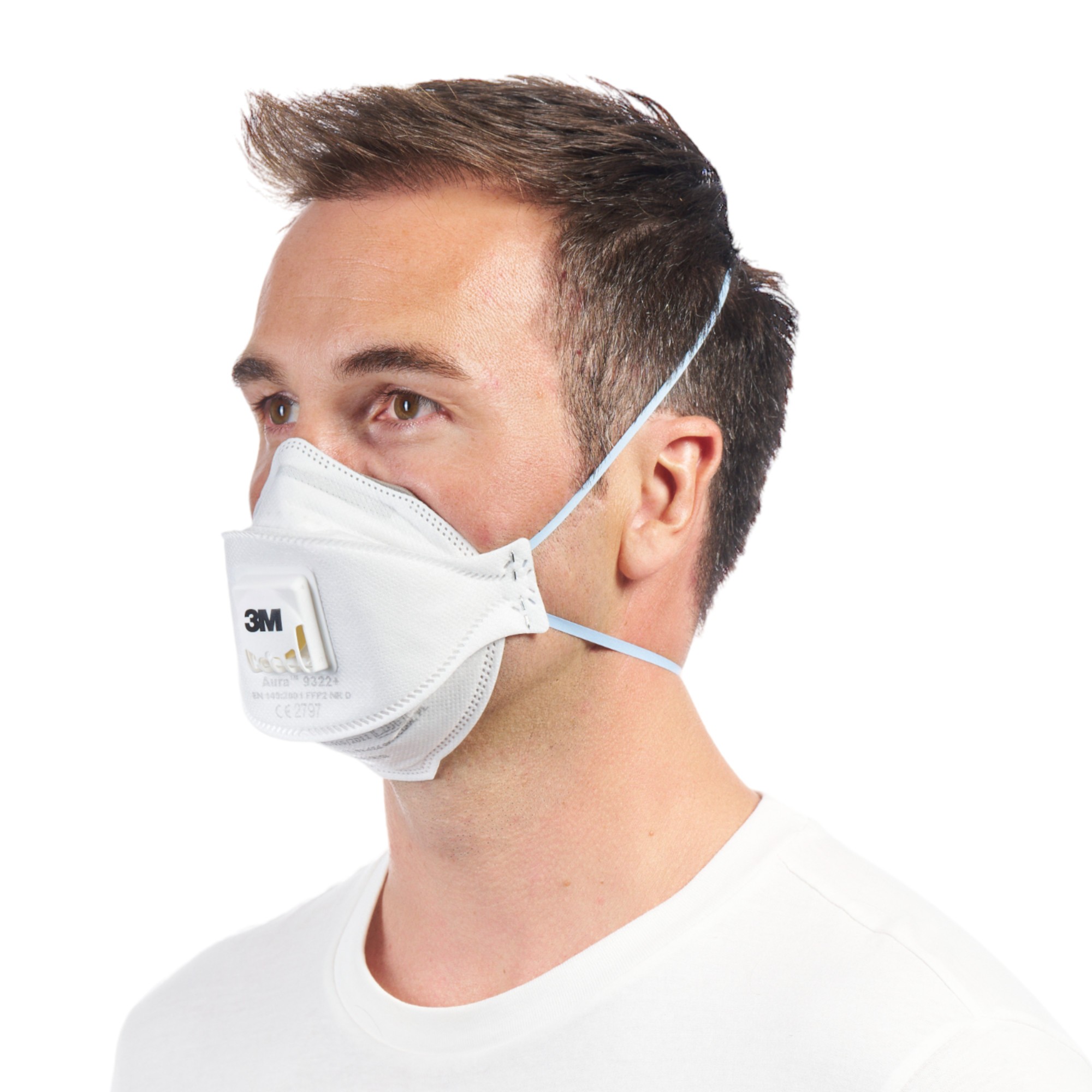 Lot De 3 Masques Anti-particules Confortable 3m™ Aura™ Série 9332+ Avec Valve Cool Flow™, Ffp3 thumbnail