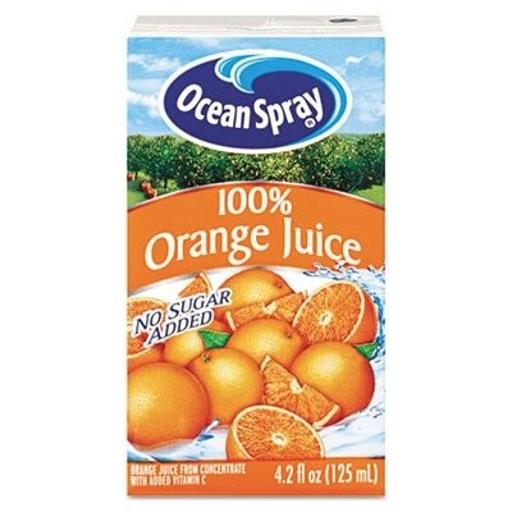 OCEAN SPRAY CRANBERRIES, INC 324 Aseptic Juice Boxes, 100% Orange, 4.2oz, 40/Carton