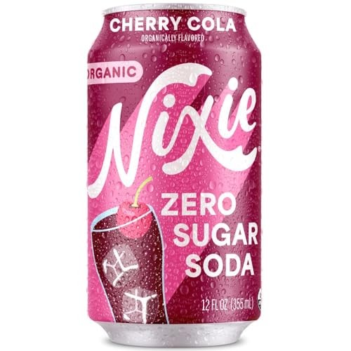 Nixie Organic Zero Sugar Soda Cherry Cola, 355 ML