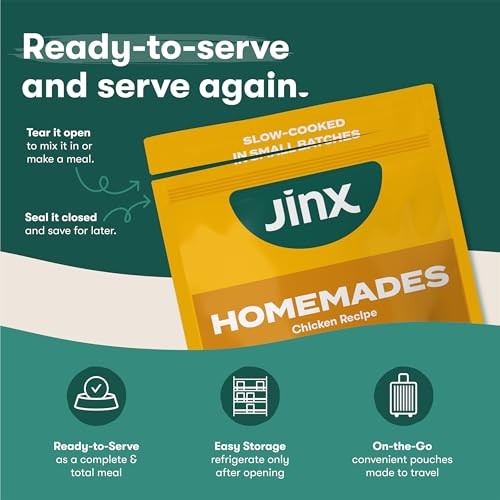 Jinx Chicken Dog Wet Food, Meal or Mix in Dog Toppers for Dry Food, Made with Real Chicken, Bone Broth & Brown Rice, No Fillers, Puppy, Adult, Senior, thumbnail