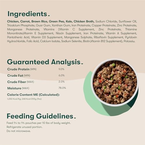 Jinx Chicken Dog Wet Food, Meal or Mix in Dog Toppers for Dry Food, Made with Real Chicken, Bone Broth & Brown Rice, No Fillers, Puppy, Adult, Senior, thumbnail