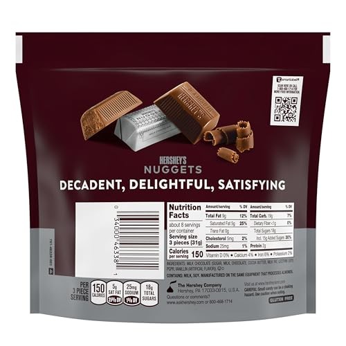 HERSHEY'S Nuggets Milk Chocolate Candy - 9.2oz thumbnail