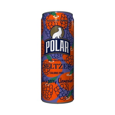 Polar Blackberry Clementine Seltzer Water - 6pk/12 Fl Oz Cans thumbnail