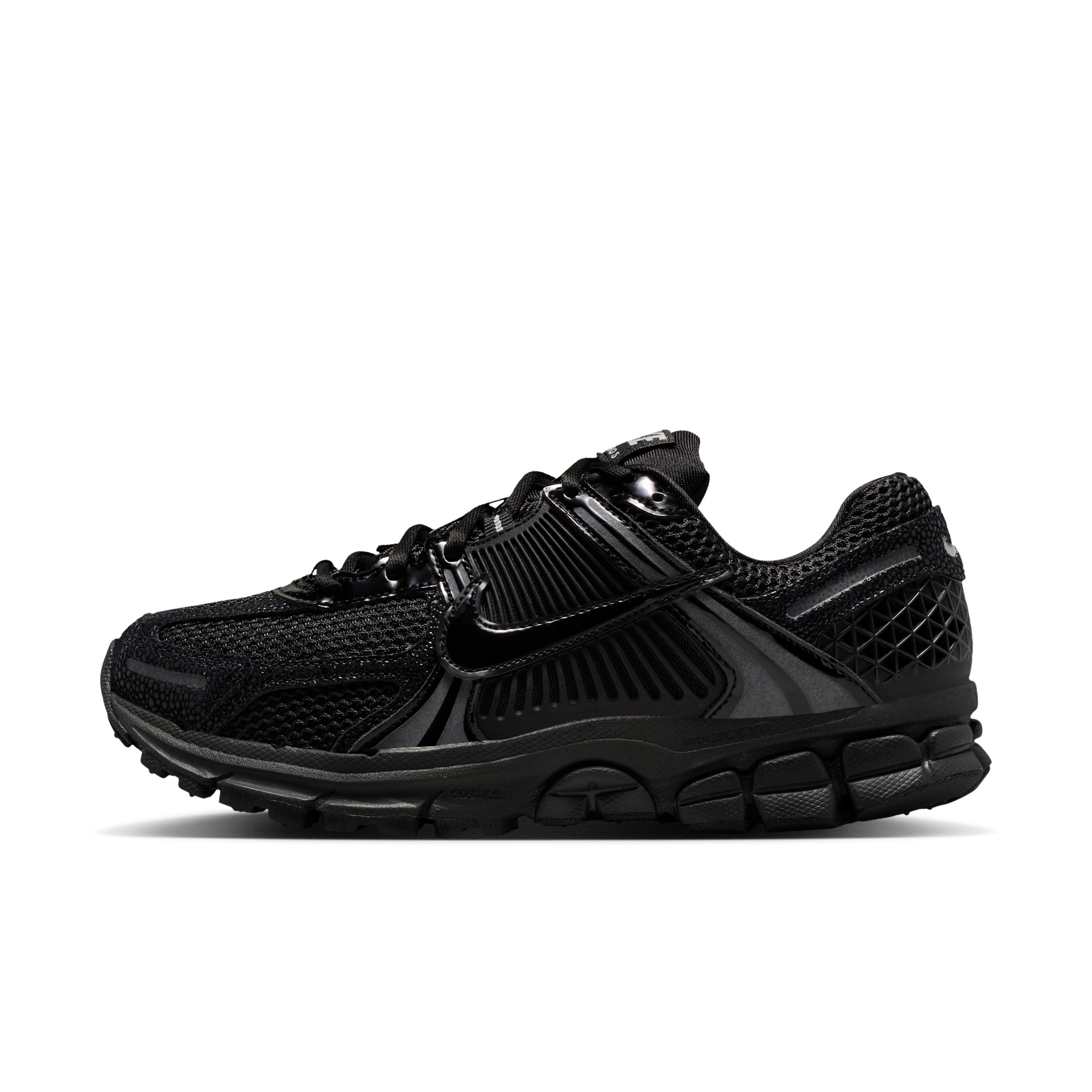 Nike Women's Zoom Vomero 5 Casual Shoes in Black/Metallic Silver/Anthracite Size: 5.5