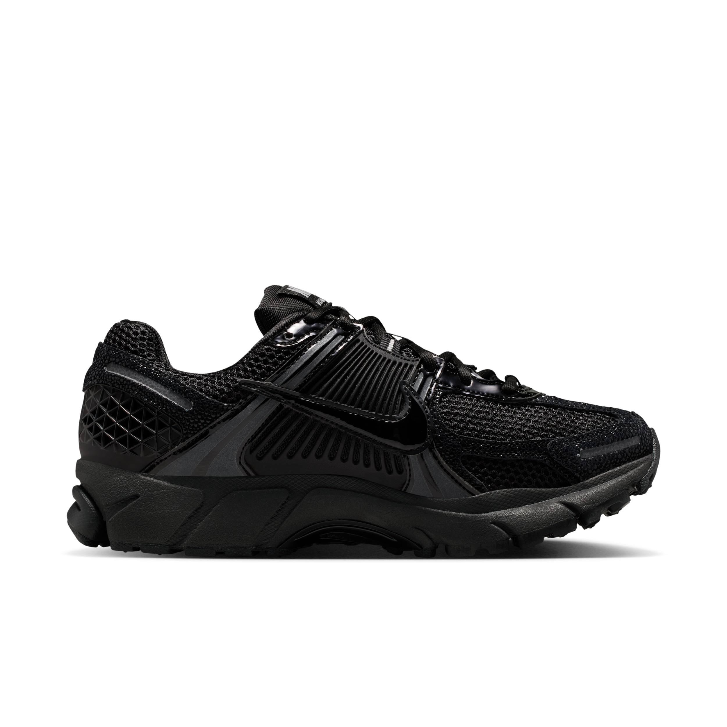 Nike Women's Zoom Vomero 5 Casual Shoes in Black/Metallic Silver/Anthracite Size: 5.5 thumbnail