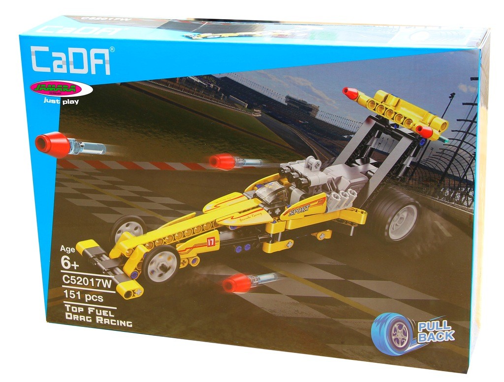 Jamara Konstruktions-Spielset »CaDA, Bricks, Drag Racing Gelb (402863)« thumbnail