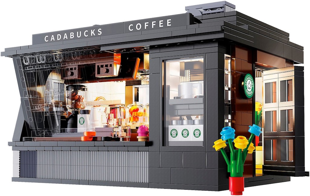 Jamara Konstruktions-Spielset »CaDA, Bricks, Coffee House (402884)« Mit LED Licht