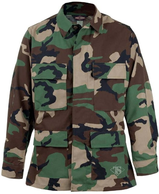 TRU-SPEC Ripstop Classic BDU Coat, Woodland, Medium, Regular, 7681