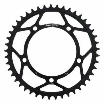 Supersprox RFE-1793-45-BLK Rear Steel Sprocket Black for Suzuki 1000 GSX-R 01 02 03 04 05 06 07 08 09 11 12 13 14 15 16, 600 GSX-R 92 93 97 98 99 00 0