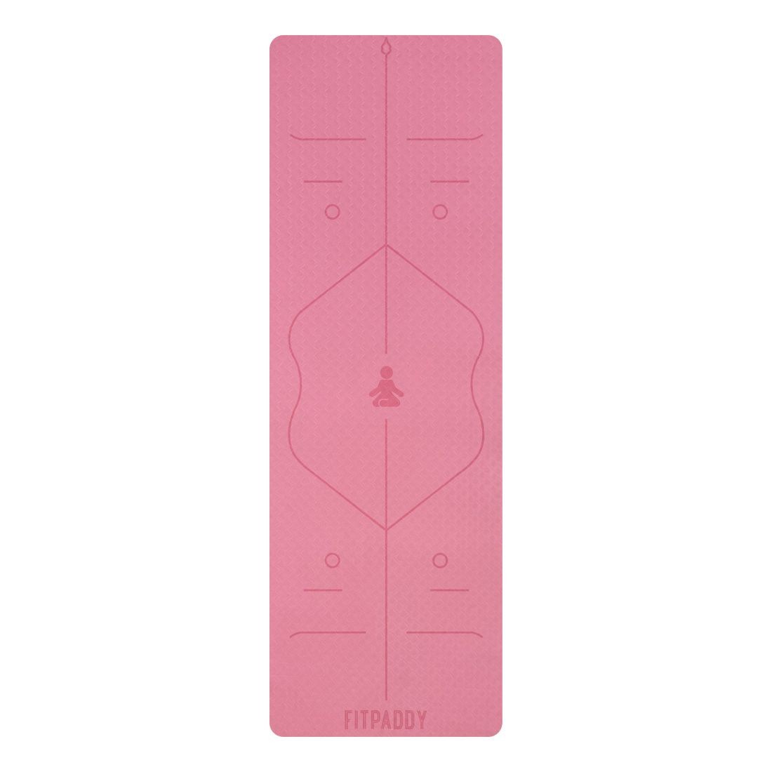 FITPADDY - Tappetino Yoga Pilates Fitness in TPE Viola