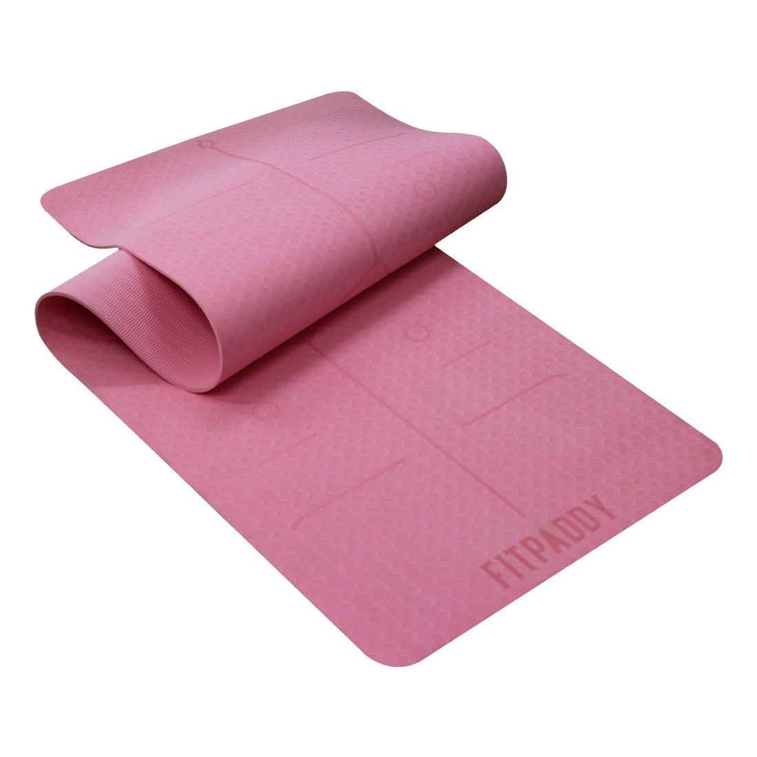 FITPADDY - Tappetino Yoga Pilates Fitness in TPE Viola thumbnail