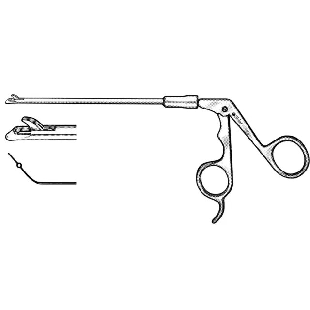 Sklar 45-5954 Arthroscopic Punch with Shovel 45 Deg Rt 2.7mm B